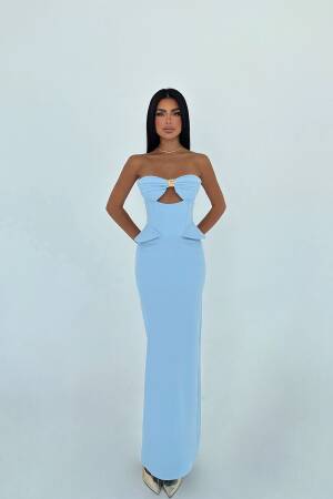 Strapless Dress With Pocket Detail