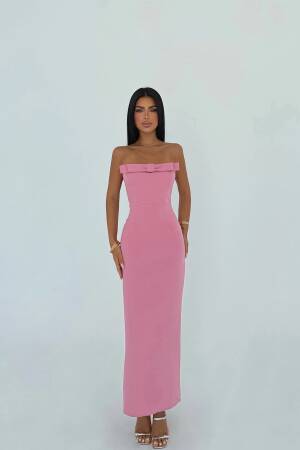 ElegantSheath Dress Maxi Strapless