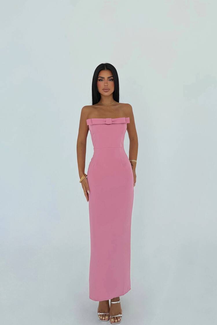 ElegantSheath Dress Maxi Strapless