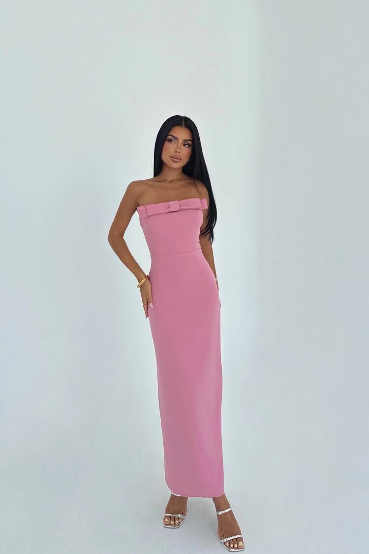 ElegantSheath Dress Maxi Strapless