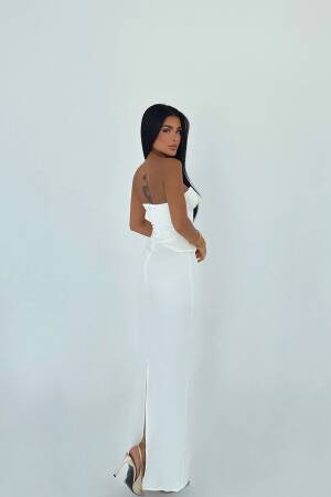 Strapless Corset Maxi Dress
