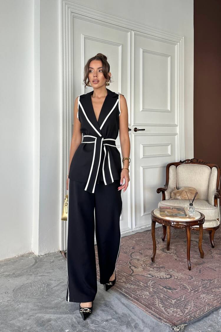 Elegant Formal Set With Palazzo Pants