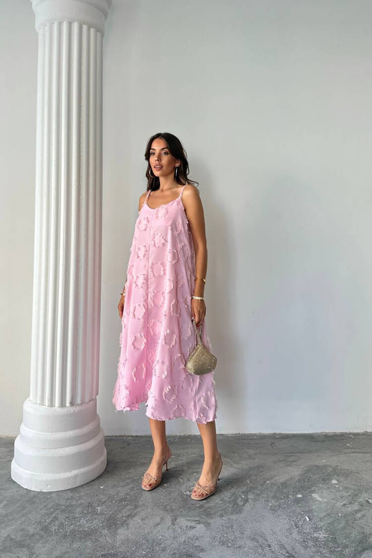Sleeveless V-Neck Midi Slip Dress