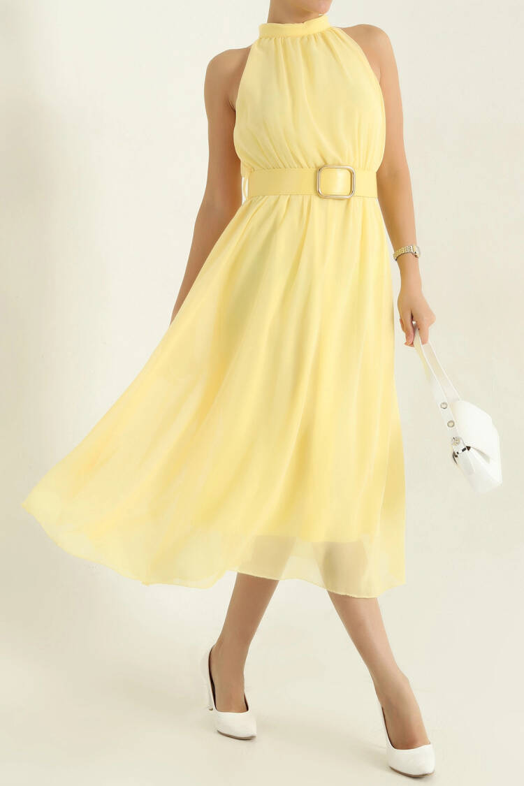 Elegant Fit And Flare Midi Dress