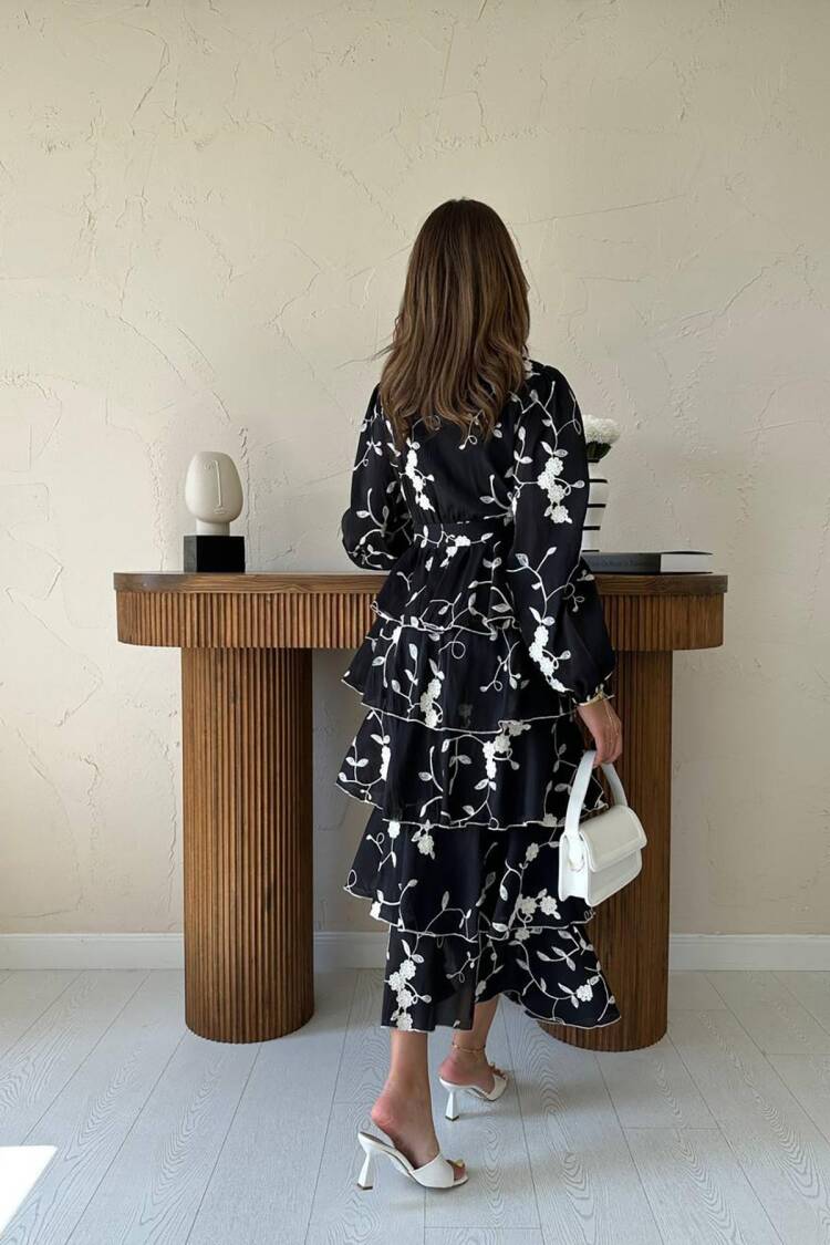 Floral Modest Elegant Maxi Dress