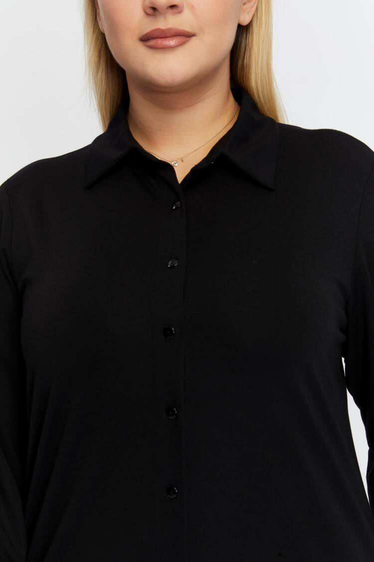 Modest Formal Plus Size Shirt