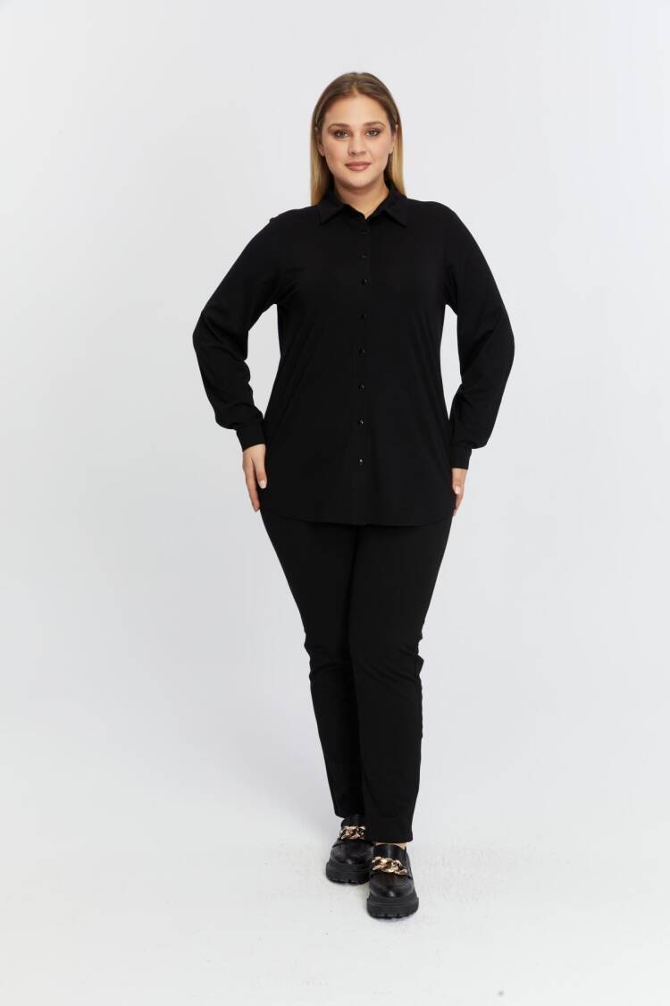 Modest Formal Plus Size Shirt
