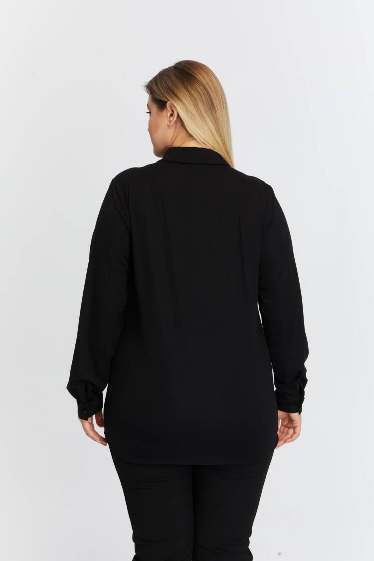 Modest Formal Plus Size Shirt