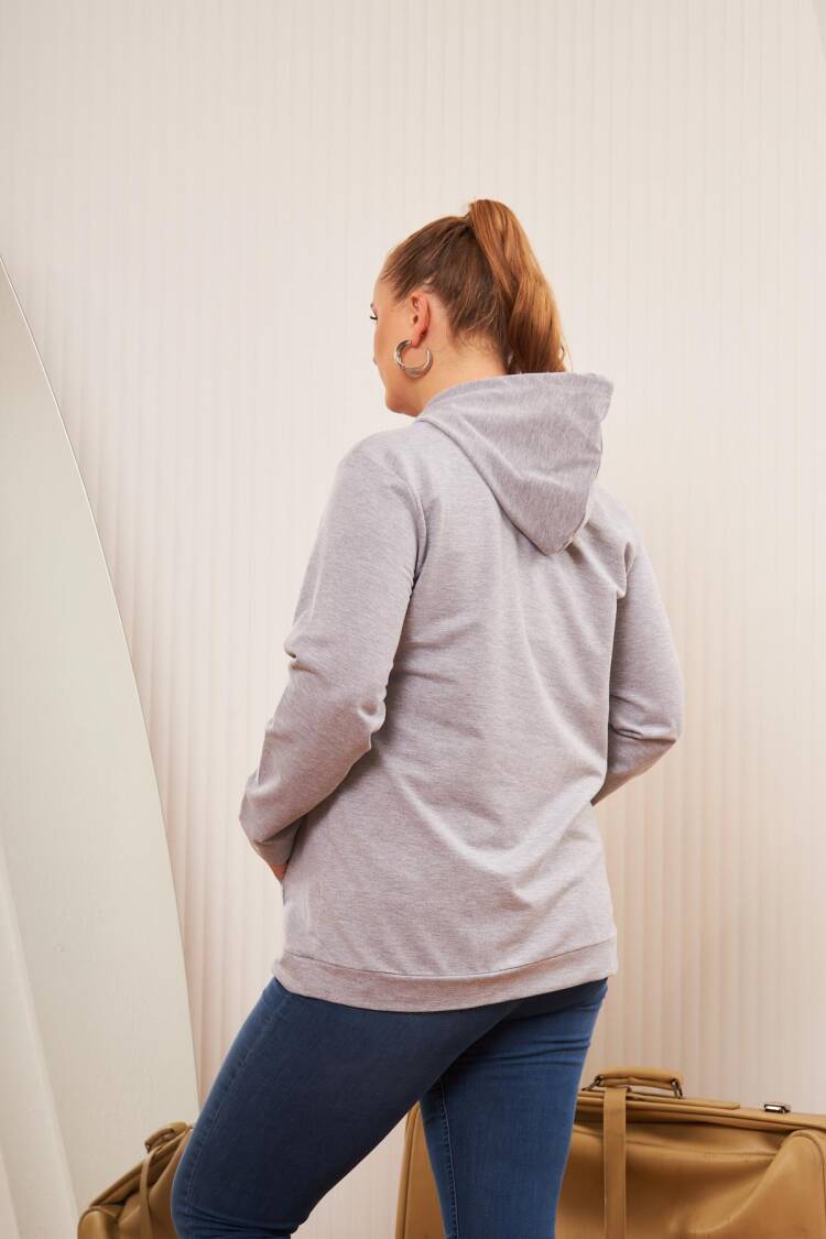 Sweatshirt Casual Plus Size Sport Streetwear