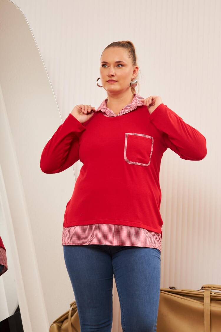Plus Size Casual Blouse