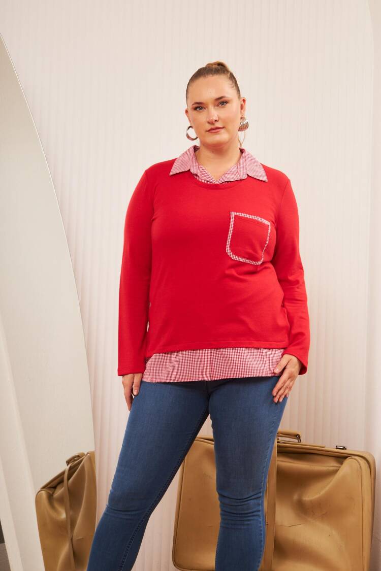 Plus Size Casual Blouse