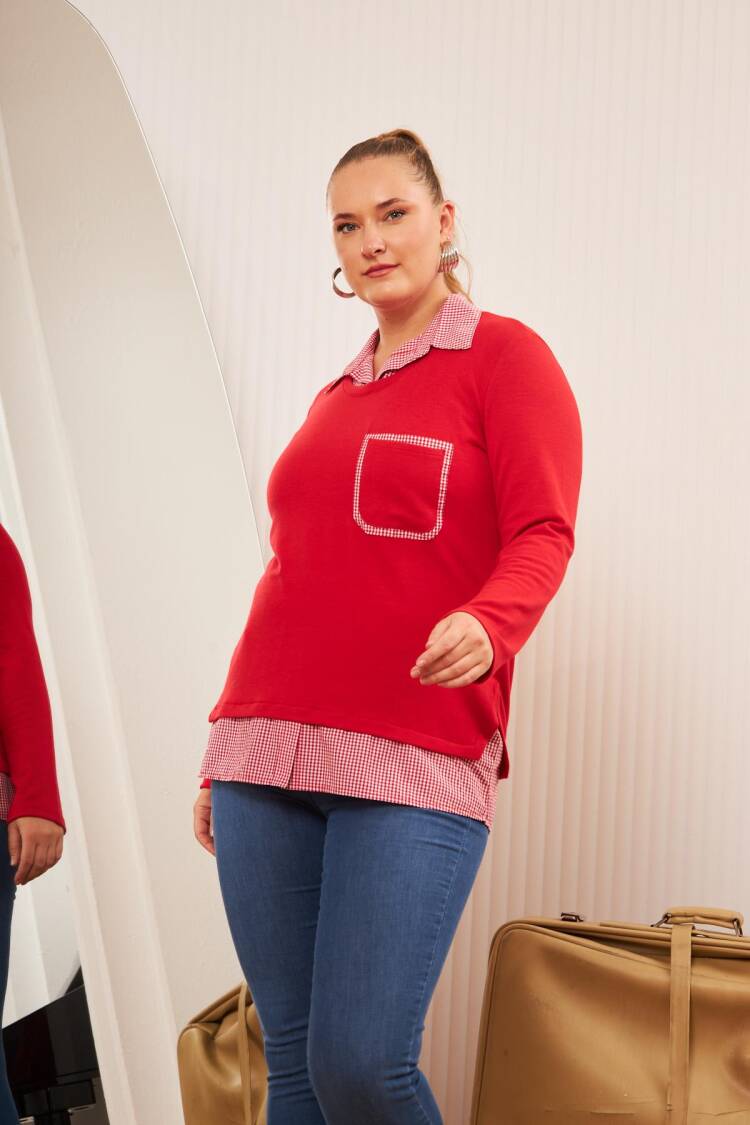 Plus Size Casual Blouse