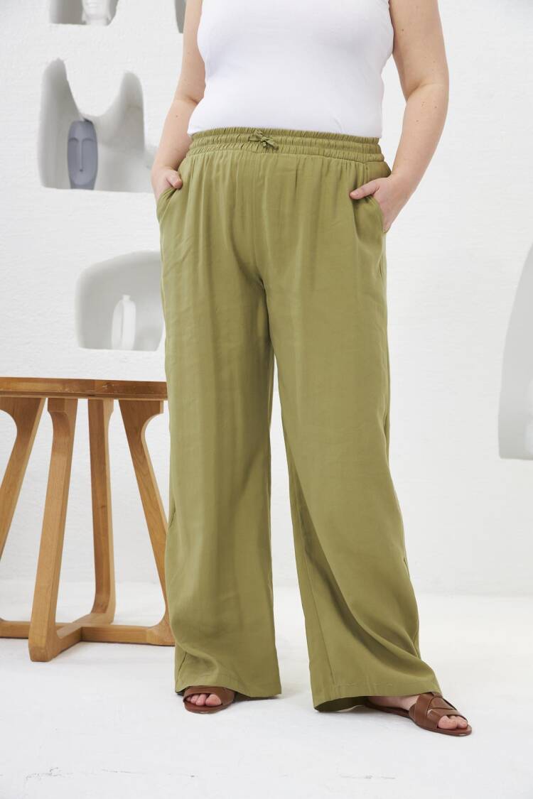 Plus Size Casual Palazzo Pants