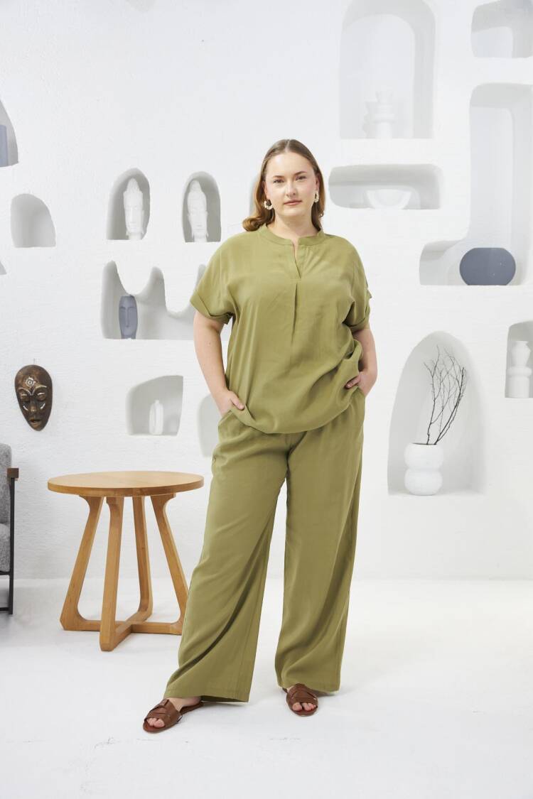 Plus Size Casual Palazzo Pants
