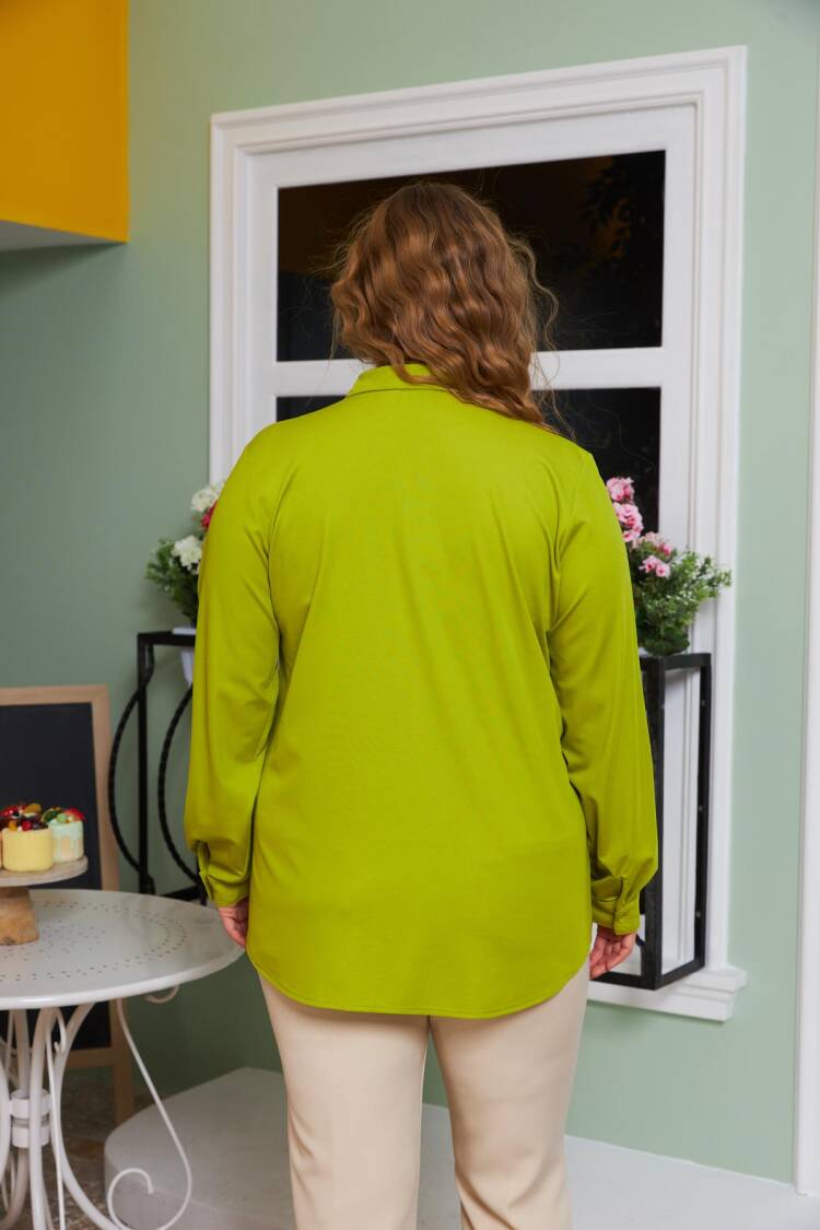 Plus Size Casual Formal Shirt