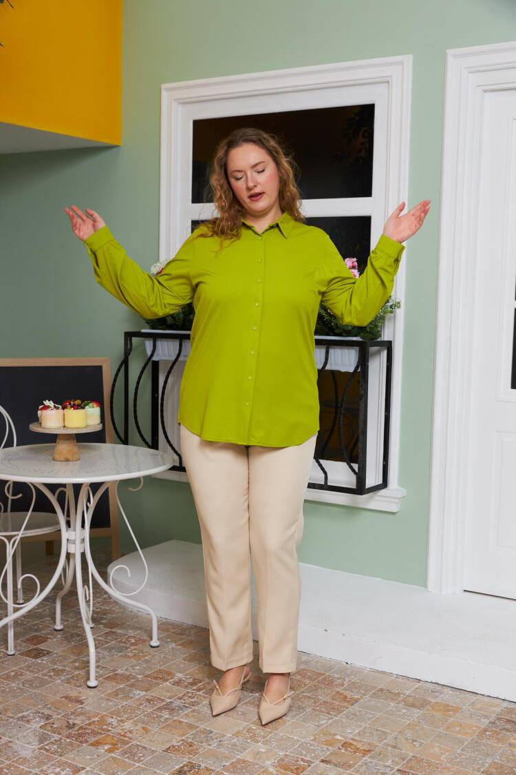 Plus Size Casual Formal Shirt