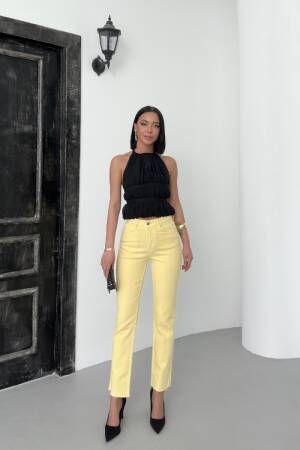 Mom Jeans High Waist Straight Leg