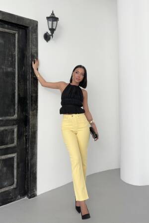 Mom Jeans High Waist Straight Leg