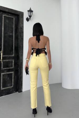 Mom Jeans High Waist Straight Leg