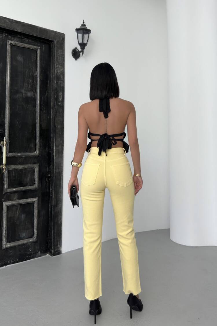 Mom Jeans High Waist Straight Leg