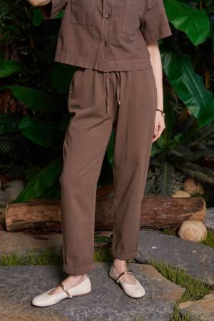 Casual Modest Tapered Carrot Pants