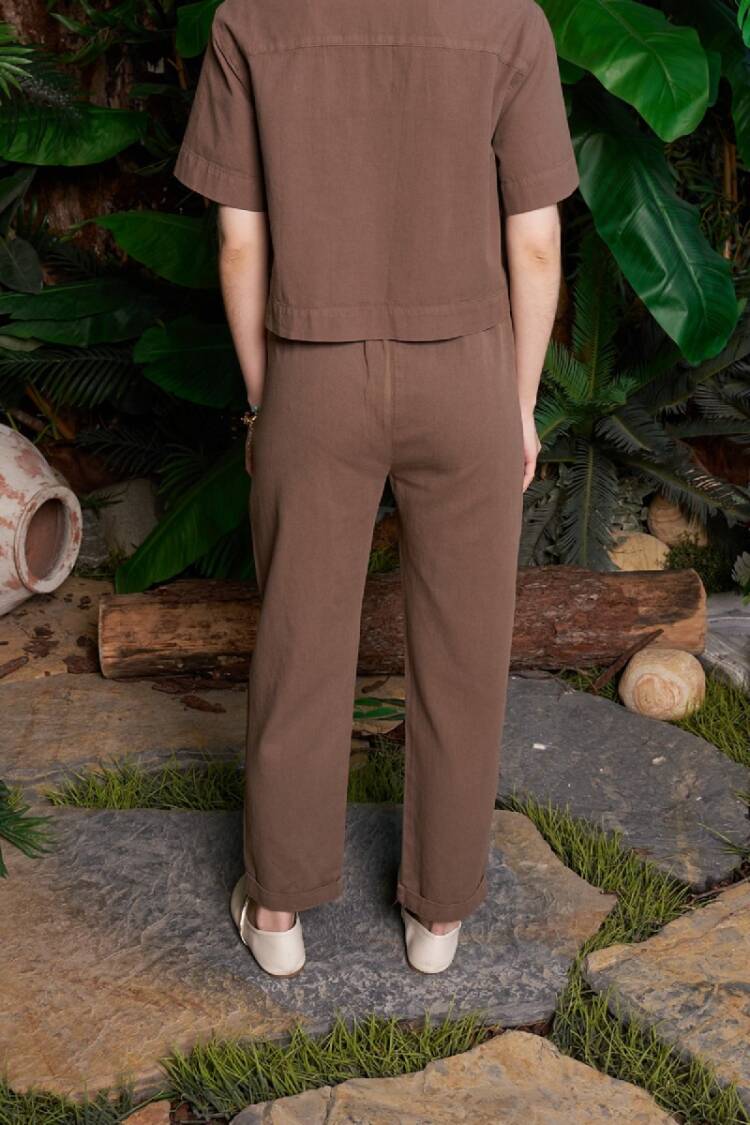 Casual Modest Tapered Carrot Pants