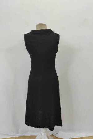 Elegant Slit Midi Dress With V-Neck