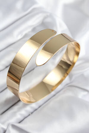 Brass Spiral Pattern Gold Color Pitch Bracelet