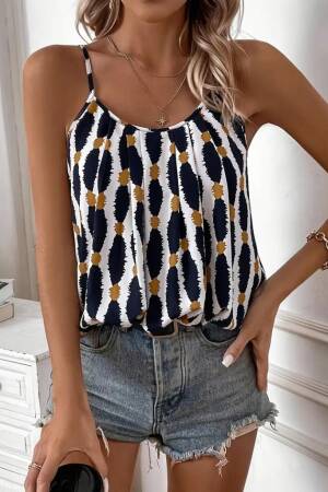 Black Boho Casual Mini Cami Dress