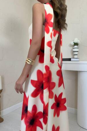 Elegant White Strapless Floor Length Slip Dress
