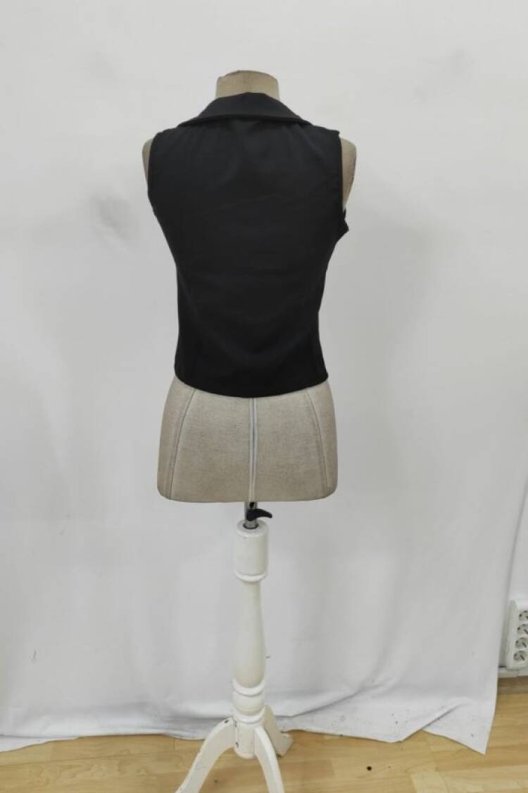 Black Slim Fit Formal Vest