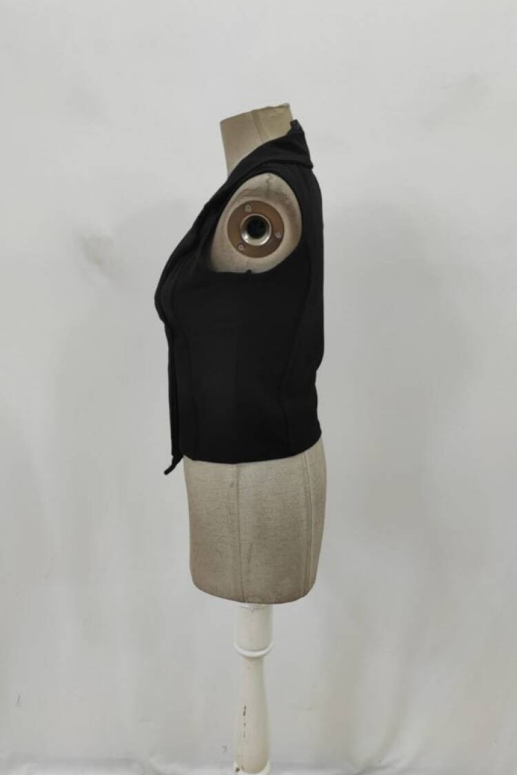 Black Slim Fit Formal Vest