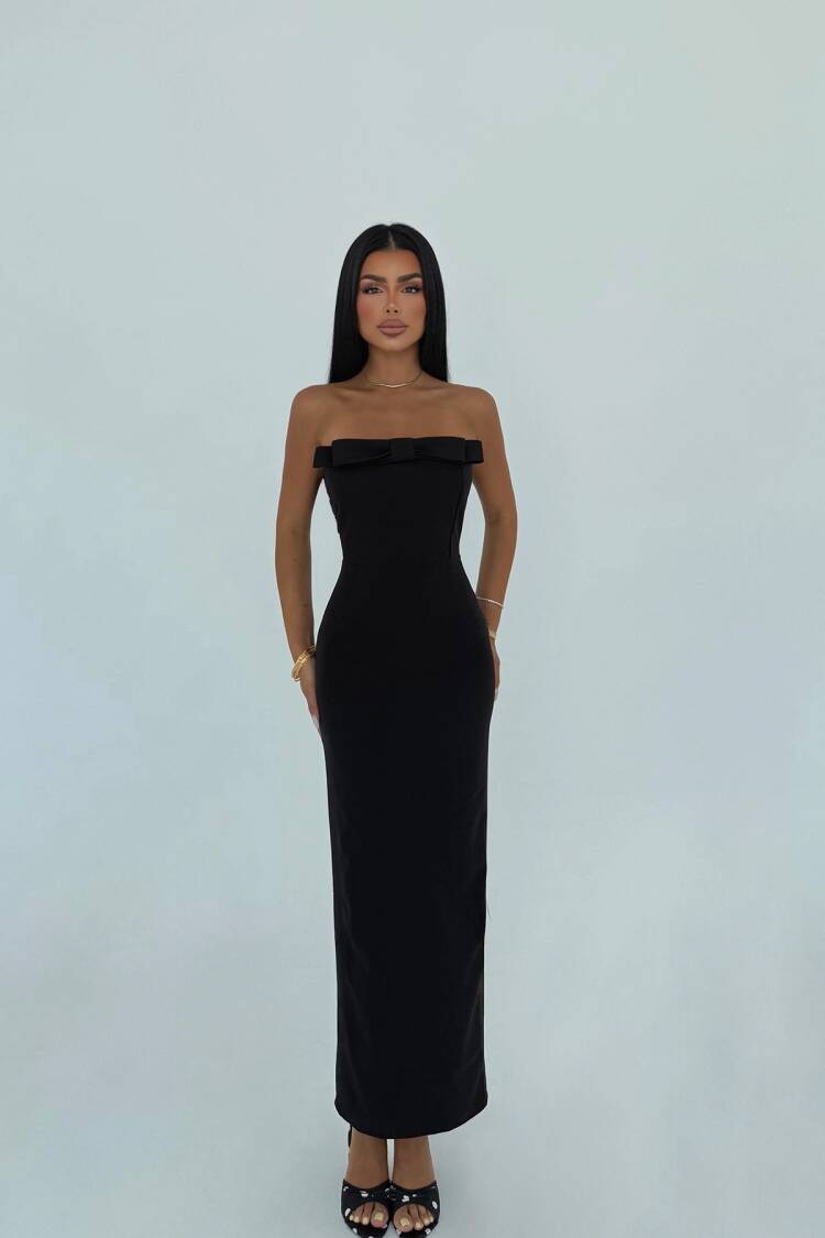 Bodycon Strapless Maxi Dress