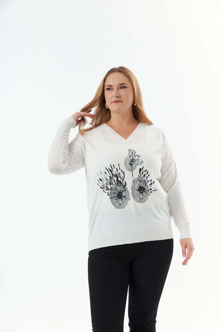 White Elegant Plus Size Casual Blouse - Brand: RMG - Women & Kids, Baby Clothes Wholesale - Globality Store