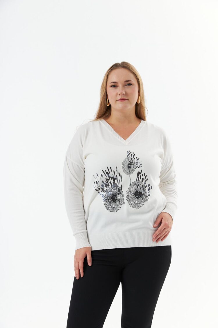 White Elegant Plus Size Casual Blouse