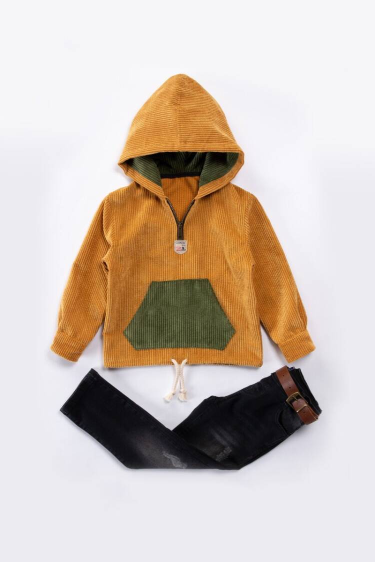 2-Piece Boy Sweatshirt Set with Pants 5-8Y - Brand: Lemon - Kids & Baby Clothes Wholesale - Globality Store