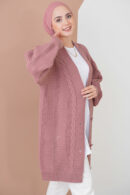 Cardigan - Dried Rose - Brand: Bigdart - Women's Clothing Wholesale - Globality Store