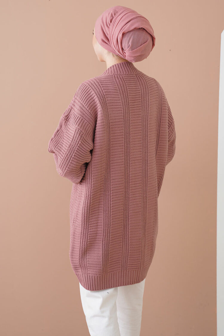 Cardigan - Dried Rose