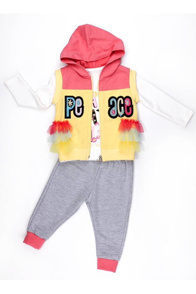 3-Piece Baby Girl Set 9-24M - Brand: Kidexs - Kids & Baby Clothes Wholesale - Globality Store