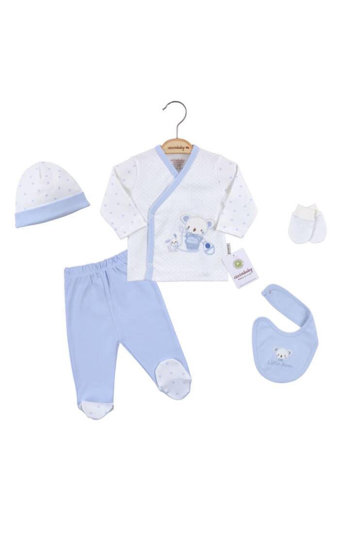 5-Piece Baby Bodysuit Set with Bowling 0-3M - Brand: Ciccimbaby - Kids & Baby Clothes Wholesale - Globality Store