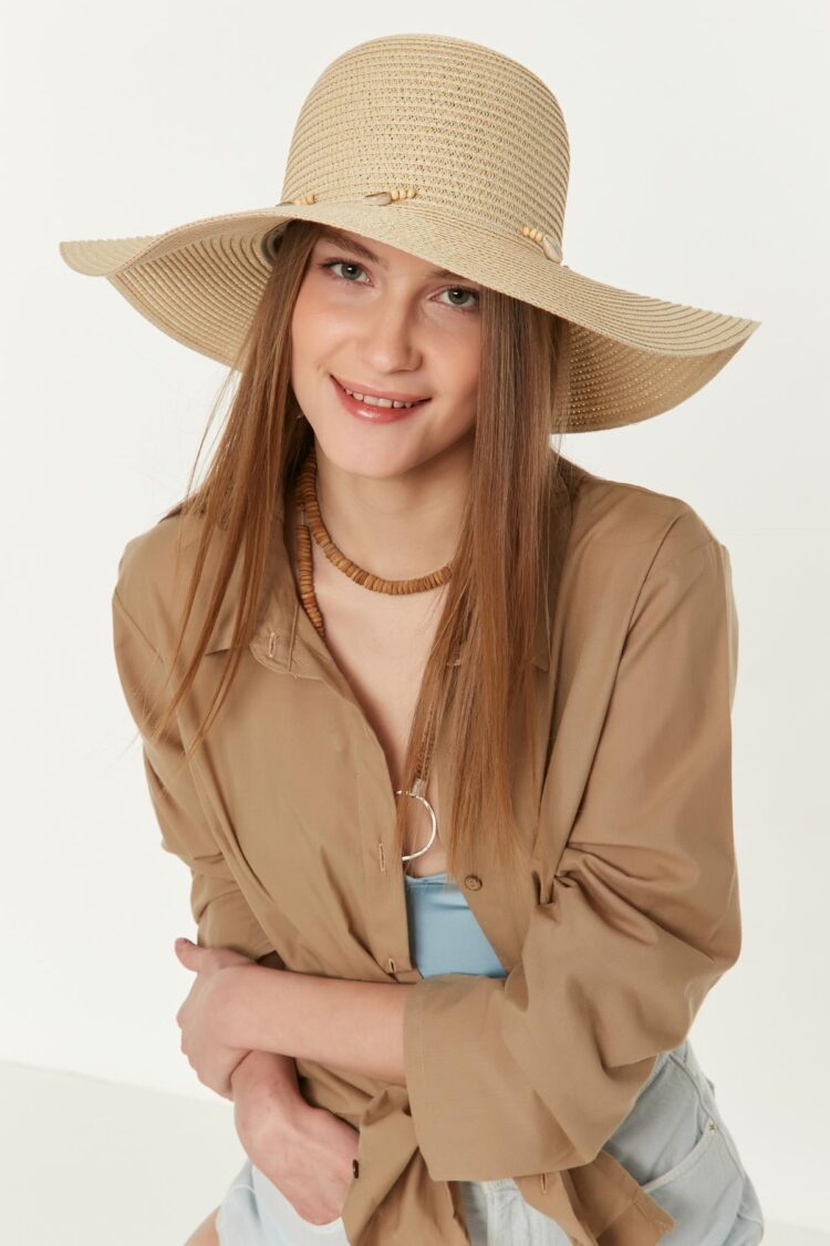 Conch Wide Straw Hat - Brand: Axesoire - Women & Kids, Baby Clothes Wholesale - Globality Store