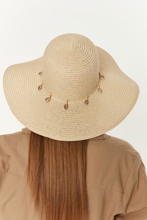 Conch Wide Straw Hat - Brand: Axesoire - Women & Kids, Baby Clothes Wholesale - Globality Store