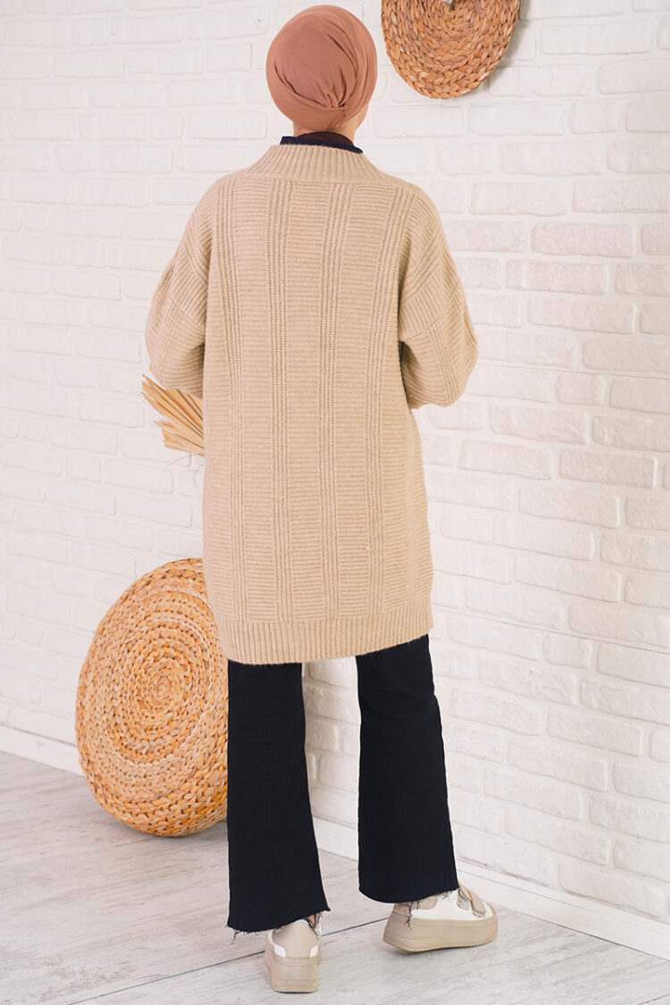 Knitwear Cardigan - Biscuit