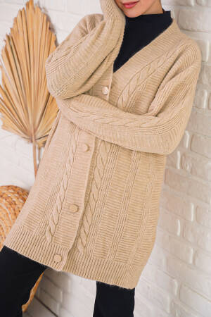 Knitwear Cardigan - Biscuit - Brand: Bigdart - Women's Clothing Wholesale - Globality Store