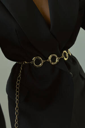 Round Design Chain Shirt Jacket Dress Trouser Belt