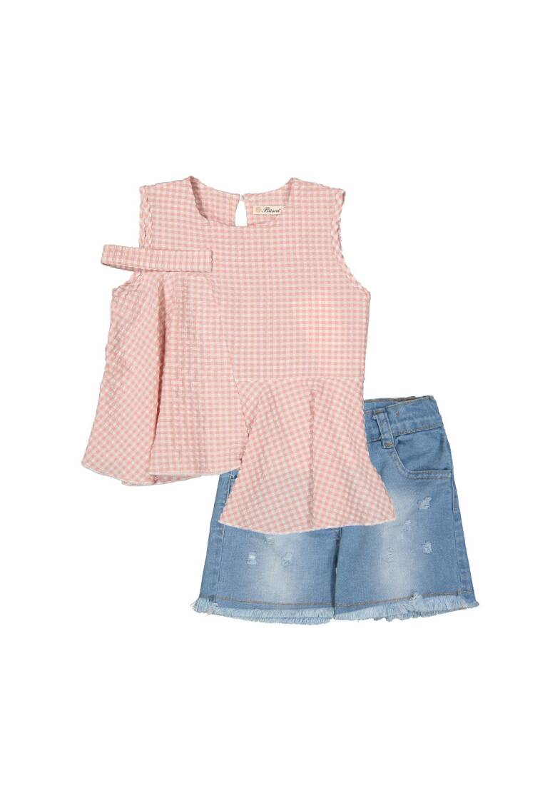 Asymmetric 2-piece Set - Brand: Büşra Bebe - Kids & Baby Clothes Wholesale - Globality Store