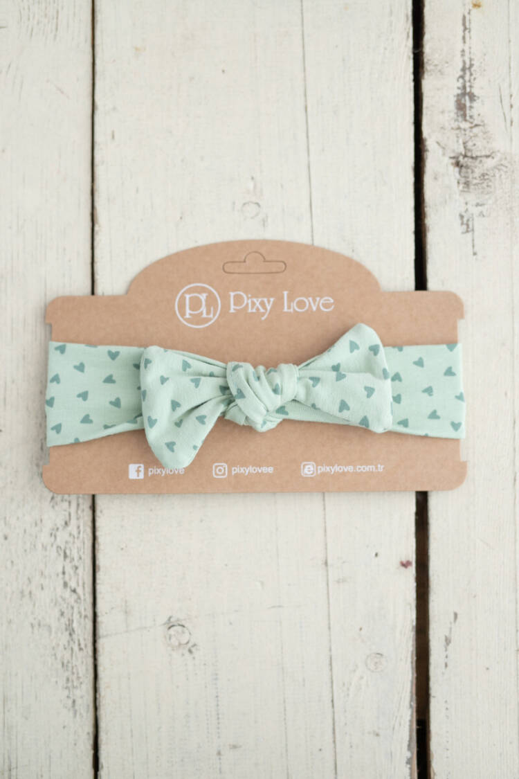 Baby Bandana Poa Bow Heart 0-36M - Brand: Pixy Love - Kids & Baby Clothes Wholesale - Globality Store