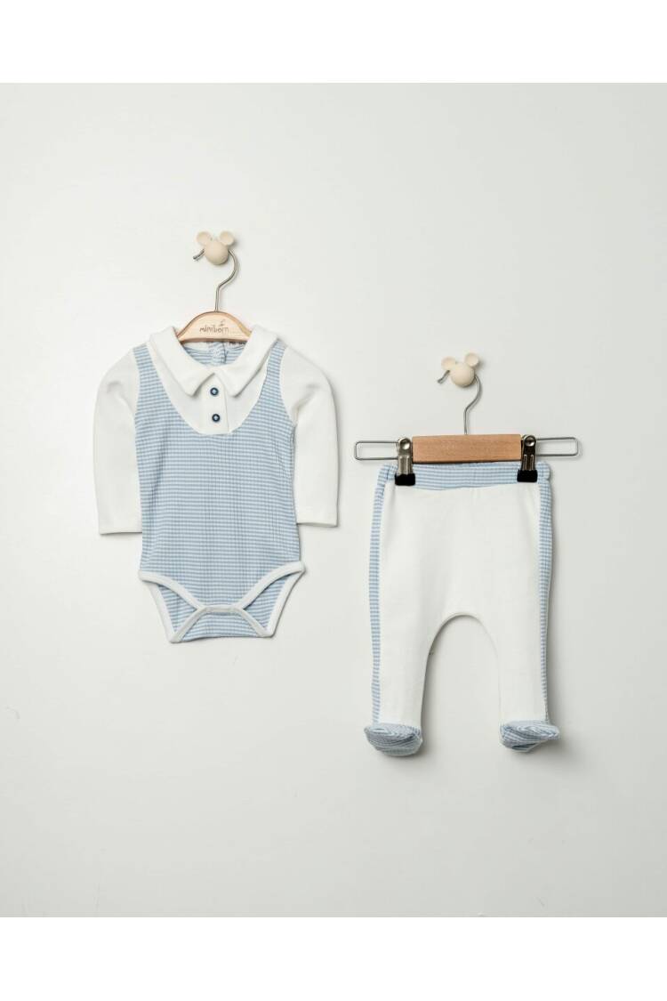 Baby Boy 2 Piece Set 0-6M - Brand: Miniborn - Kids & Baby Clothes Wholesale - Globality Store