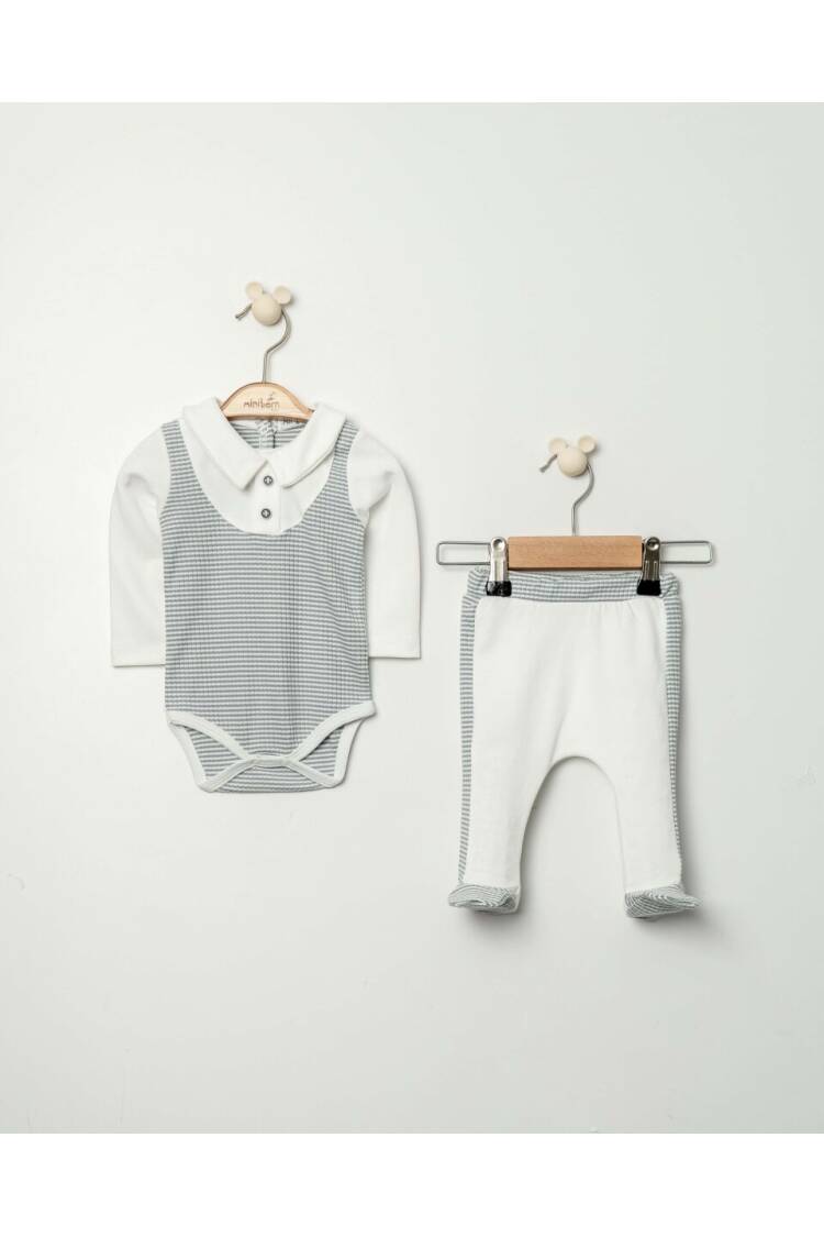 Baby Boy 2 Piece Set 0-6M - Brand: Miniborn - Kids & Baby Clothes Wholesale - Globality Store