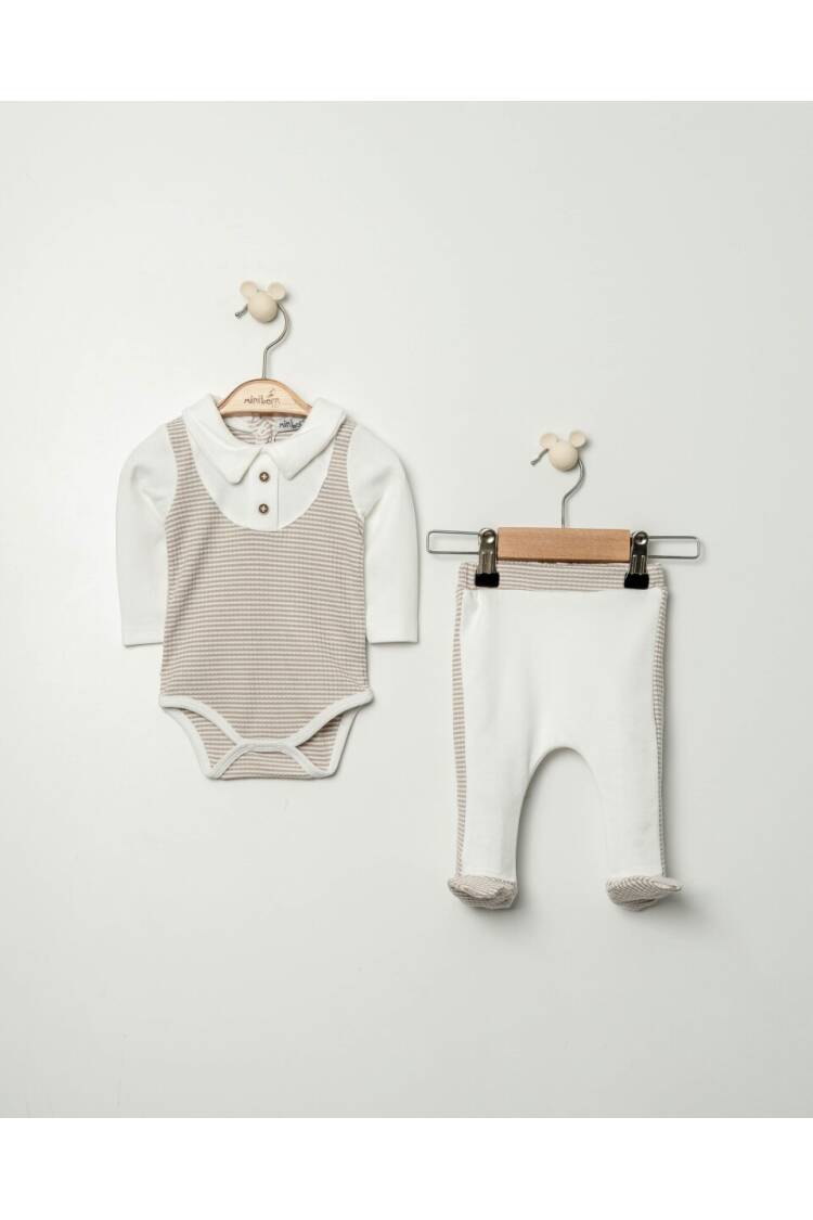 Baby Boy 2 Piece Set 0-6M - Brand: Miniborn - Kids & Baby Clothes Wholesale - Globality Store